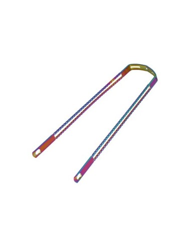 20 Double Twisted Fender Braces Oil Slick.